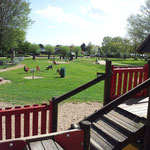 Blick über den Spielplatz